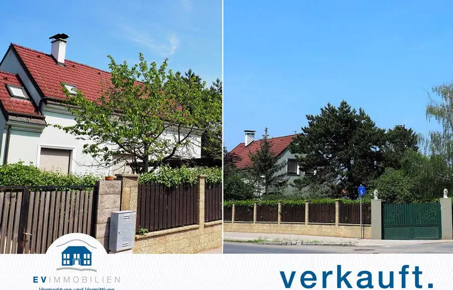 Haus mit Garten und anschließendem Baugrund